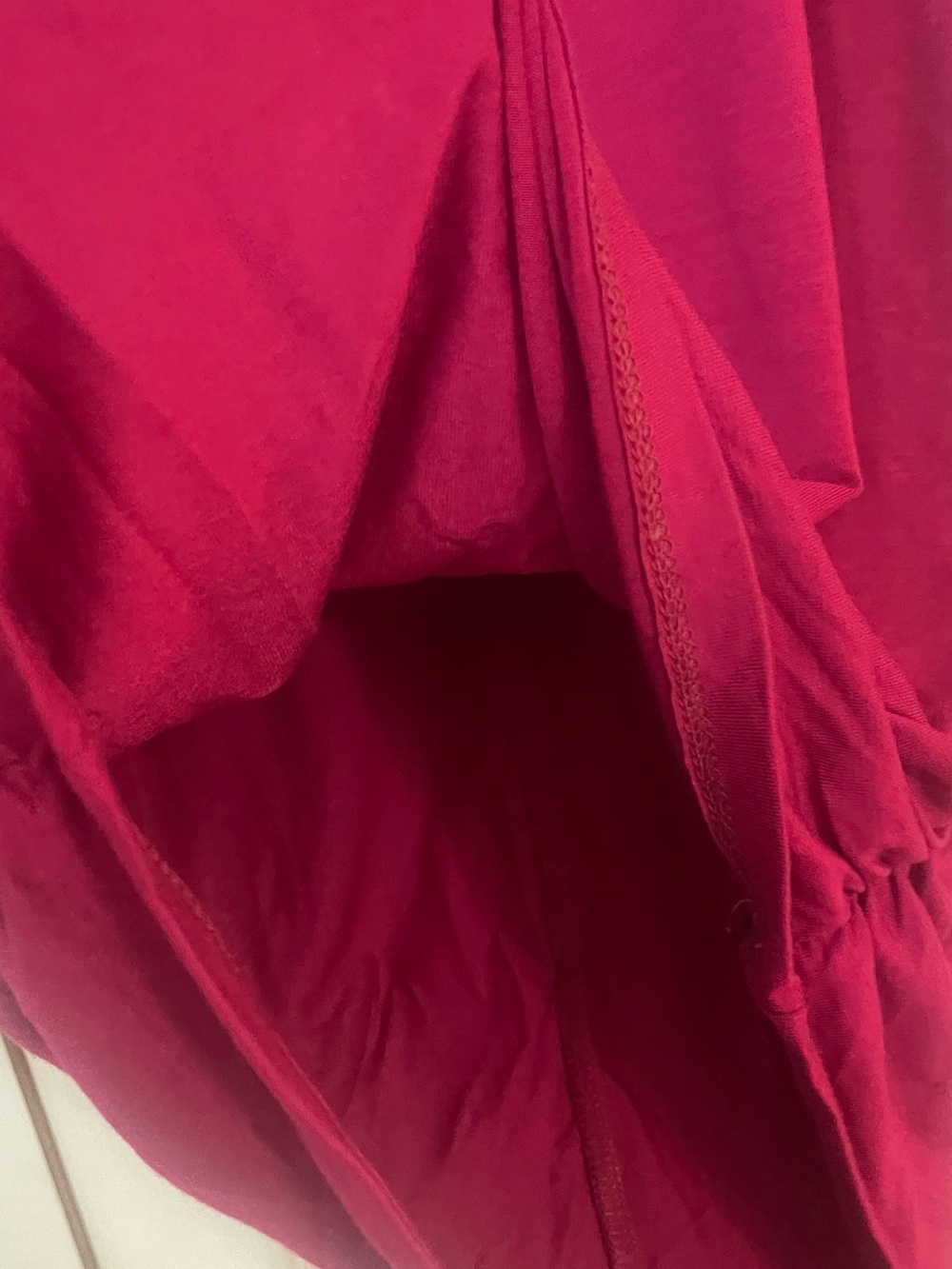 By Johnny Short-Sleeve Scoop Neck Top - Raspberry - Picture 4 of 4